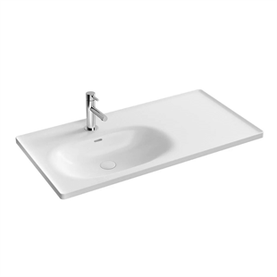 Vitra Equal Beyaz 100 Cm Etajerli Lavabo