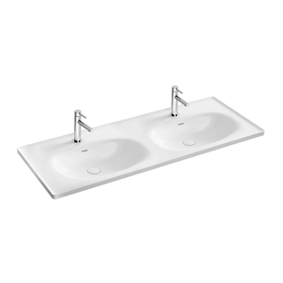 Vitra Equal Beyaz 130 Cm Etajerli Lavabo