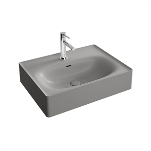 Vitra Equal Mat Taş Gri 60 Cm Lavabo