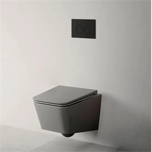 Vitra Equal Mat Gri Rim-Ex 54 Cm Asma Klozet