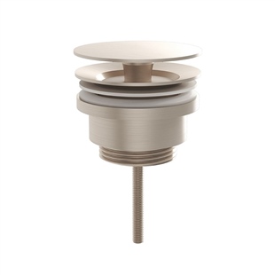 Vitra Origin Lavabo Yuvarlak Süzgeci Universal (Basmalı) Fırçalı Nikel