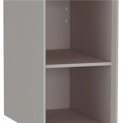 Vitra Frame Açık Dolabı 30 Cm, Raflı Mat Soft Bej