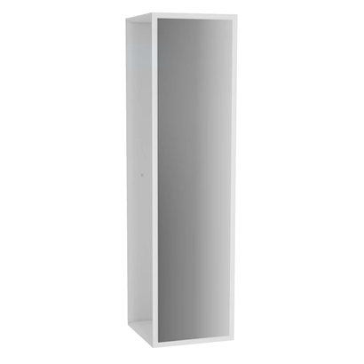 Vitra Frame Bornoz Dolabı 40 Cm, Kapaklı Mat Soft Beyaz