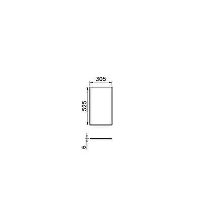 Vitra Frame Cam Tezgah 30 Cm Açık Dolabıler İçin, Taupe