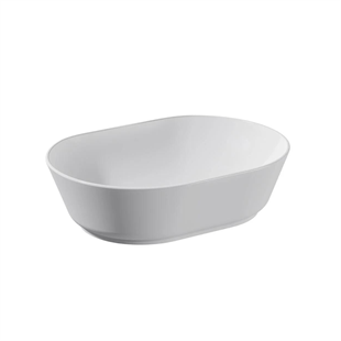 Vitra Geo Oval Çanak Lavabo Beyaz, 55 Cm