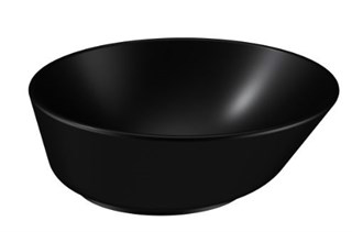 Vitra Geo Yuvarlak Çanak Lavabo Mat Siyah, 38 Cm