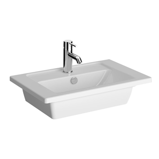 Vitra Integra Etajerli Lavabo Parlak Beyaz, 45 Cm