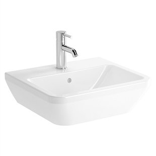 Vitra İntegra Kare Lavabo Parlak Beyaz, 50 Cm