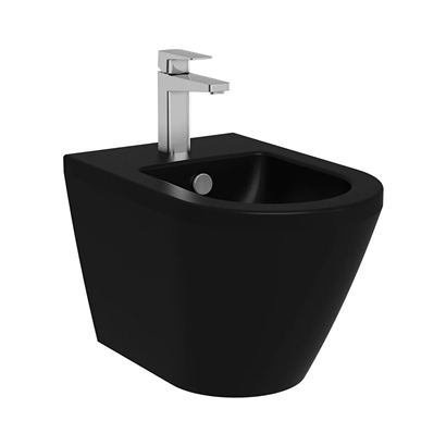 Vitra İntegra Round Asma Bide Mat Siyah, 54 Cm