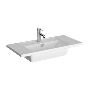 Vitra Integra Dar Etajerli Lavabo Parlak Beyaz, 80 Cm