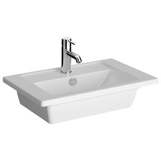 Vitra Integra Dar Etajerli Lavabo Parlak Beyaz, 60 Cm
