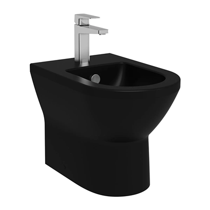 Vitra İntegra Round Dtd Yerden Bide Mat Siyah, 54 Cm