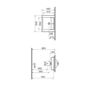 Vitra Integra Etajerli Lavabo Parlak Beyaz, 60 Cm