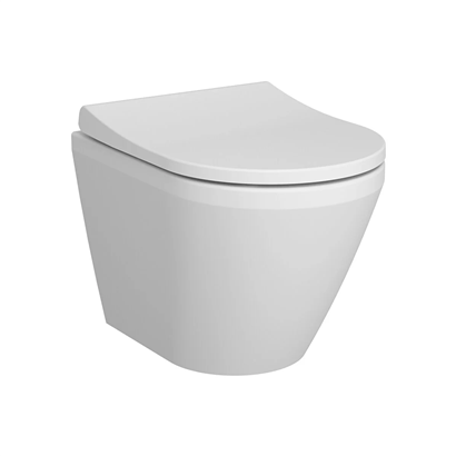 Vitra İntegra Round Rim-Ex Kısa Asma Klozet Mat Beyaz, 50 Cm