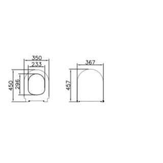 Vitra İntegra Round Yavaş Kapanır Klozet Kapağı