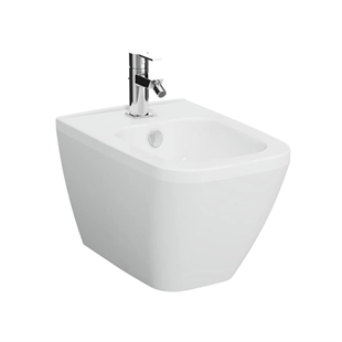 Vitra Integra Square Asma Bide Parlak Beyaz, 54 Cm