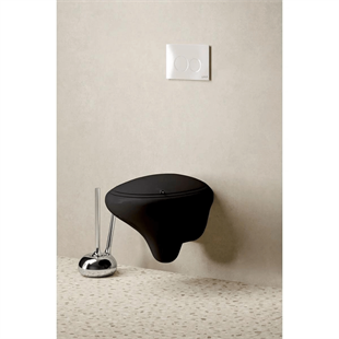 Vitra İstanbul Siyah Rim-Ex Kanalsız Asma Klozet 52 Cm