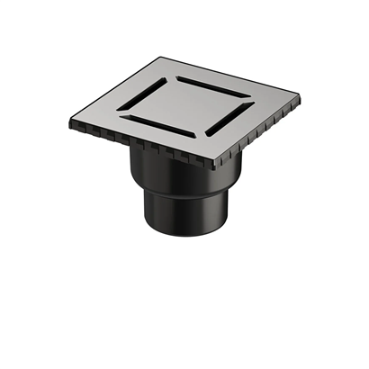 Vitra Kare Elegant 15x15 cm Duş Kanalı Alttan DK100 Mat Krom