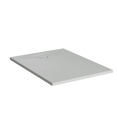 Vitra Leaf Dikdörtgen Duş Teknesi 100x80 cm, Dokulu Gri
