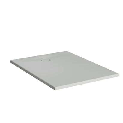 Vitra Leaf Dikdörtgen Duş Teknesi 120x90 cm, Dokulu Gri