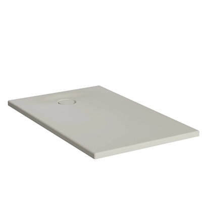 Vitra Leaf Dikdörtgen Duş Teknesi 120x75 cm, Dokulu Taupe