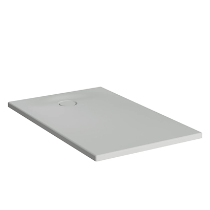 Vitra Leaf Dikdörtgen Duş Teknesi 120x75 cm, Dokulu Gri