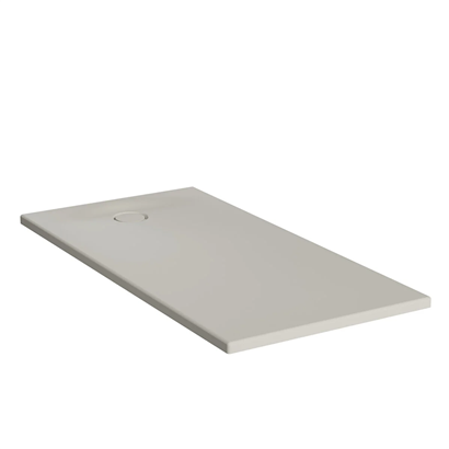 Vitra Leaf Dikdörtgen Duş Teknesi 150x75 cm, Dokulu Taupe
