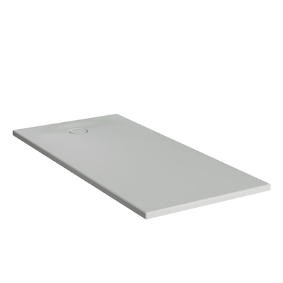 Vitra Leaf Dikdörtgen Duş Teknesi 160x80 cm, Dokulu Gri