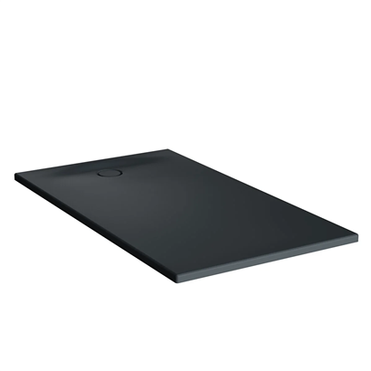 Vitra Leaf Dikdörtgen Duş Teknesi 160x90 cm, Dokulu Antrasit