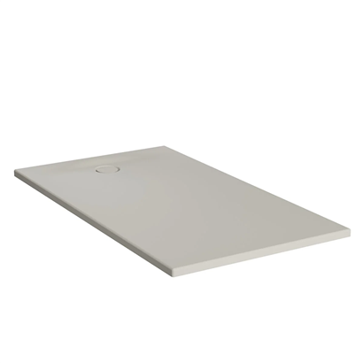 Vitra Leaf Dikdörtgen Duş Teknesi 160x90 cm, Dokulu Taupe