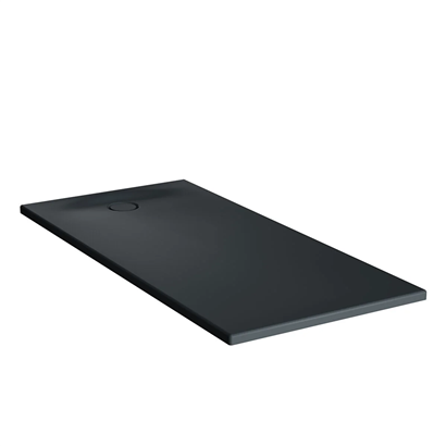 Vitra Leaf Dikdörtgen Duş Teknesi 170x80 cm, Dokulu Antrasit