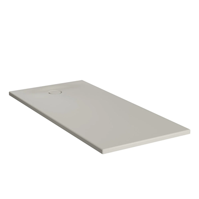 Vitra Leaf Dikdörtgen Duş Teknesi 180x80 cm, Dokulu Taupe