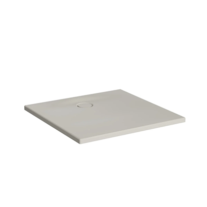 Vitra Leaf Dikdörtgen Duş Teknesi 90x90 cm, Dokulu Taupe