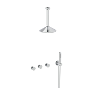 Vitra Liquid Ankastre Banyo Duş Seti Krom