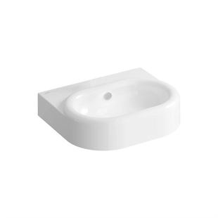 Vitra Liquid Beyaz Lavabo, 60 Cm Armatür Deliksiz, Su Taşma Delikli
