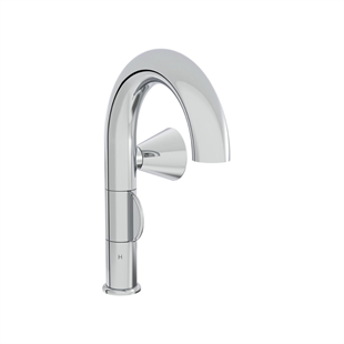 Vitra Liquid Lavabo Bataryası, Krom