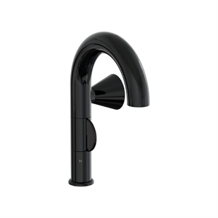 Vitra Liquid Lavabo Bataryası, Parlak Siyah