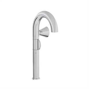 Vitra Liquid Lavabo Bataryası Yüksek, Sağdan Kullanım, Krom