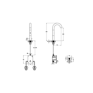 Vitra Liquid Temassız Lavabo Bataryası Krom 