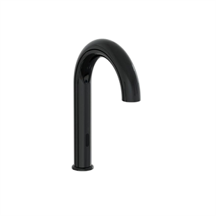 Vitra Liquid Temassız Lavabo Bataryası (Elektrikli - Çift Su Girişli), Parlak Siyah