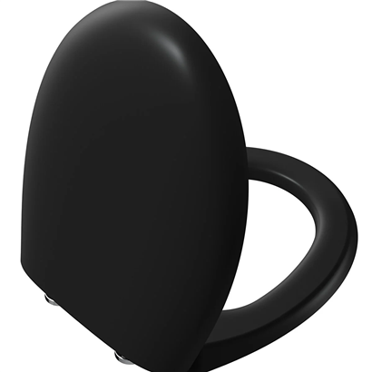Vitra Memoria Klozet Kapağı, Duroplast, Üstten Sıkmalı Mat Siyah