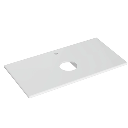 VitrA Metropole Mat Beyaz Seramik Tezgah ,100 cm