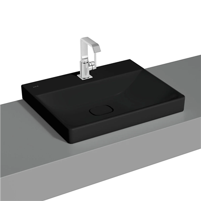 Vitra Metropole Mat Siyah Çanak Lavabo 60 Cm