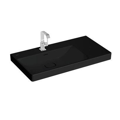 Vitra Metropole Mat Siyah Lavabo 90 Cm