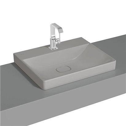 Vitra Metropole Mat Taş Gri Çanak Lavabo 60 Cm