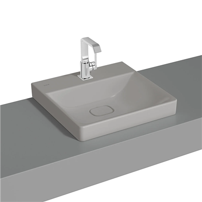 Vitra Metropole Mat Taş Gri Çanak Lavabo 50 Cm