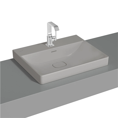 Vitra Metropole Mat Taş Gri Çanak Lavabo 60 Cm