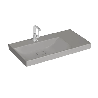 Vitra Metropole Mat Taş Gri Lavabo 90 Cm