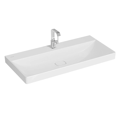 Vitra Metropole Parlak Beyaz Lavabo 100 Cm