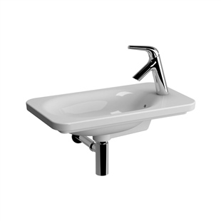Vitra Nest Trendy 60 Cm Sol Armatü Delikli Dar Lavabo